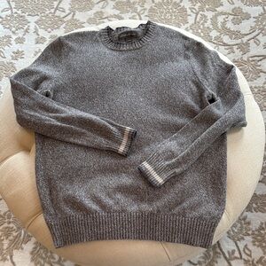 Eddie Bauer Men's Heather Gray Crewneck Sweater TALL Large